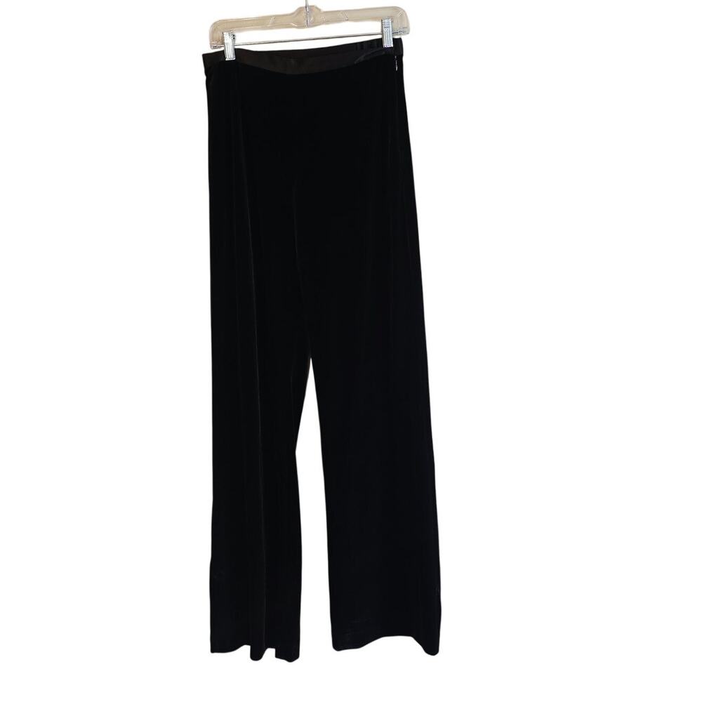 vintage JS collections brown velvet wide leg pants size 6